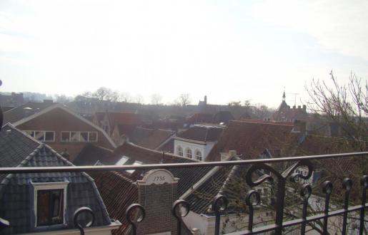 uitzicht long stay penthouse living room Hotel de Tabaksplant Amersfoort vieuw long stay penthouse living room Hotel de Tabaksplant Amersfoort