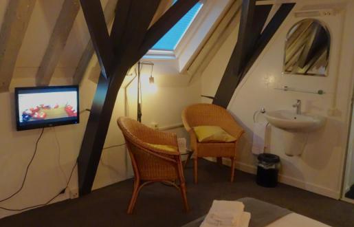 Basic room,shared bathroom/toilet, 2 pers. hotel de Tabaksplant Amersfoort