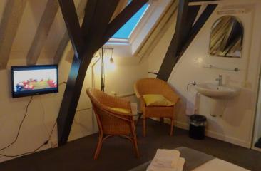 Basic room,shared bathroom/toilet, 2 pers. hotel de Tabaksplant Amersfoort